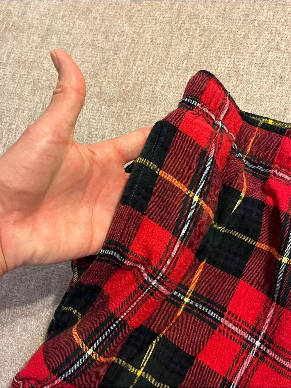 Polo Ralph Lauren Red Plaid Pajama Pants Medium Cotton Lounge
